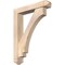 Ekena Millwork Imperial Arts and Crafts Smooth Bracket w/ Offset Brace, Douglas Fir, 5 1/2"W x 28"D x 36"H BKT0604X28X36IMP03SDF - alternate 1